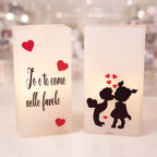 Lampada in Vetro Satinato Personalizzabile