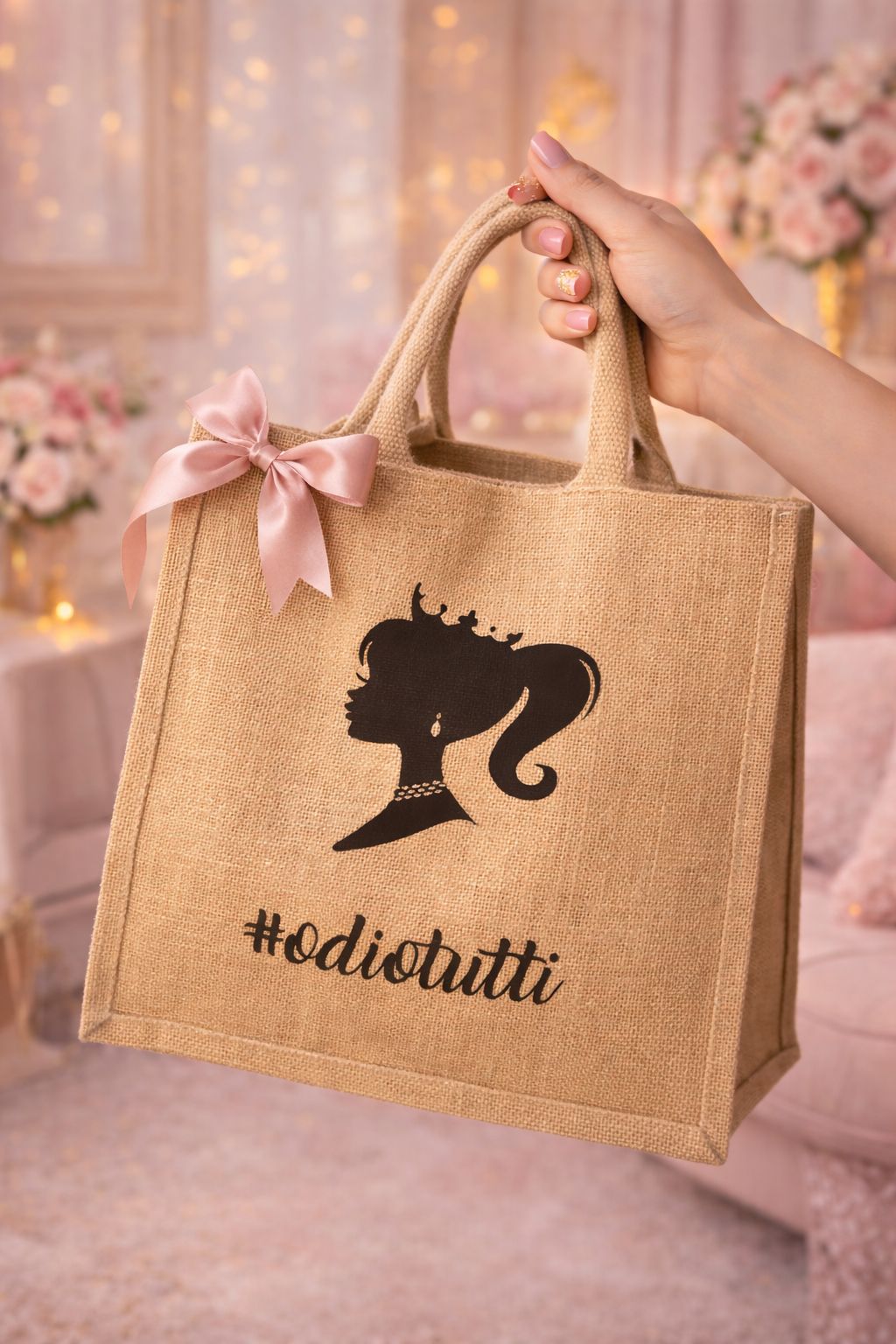 Borsa Juta  Personalizzata