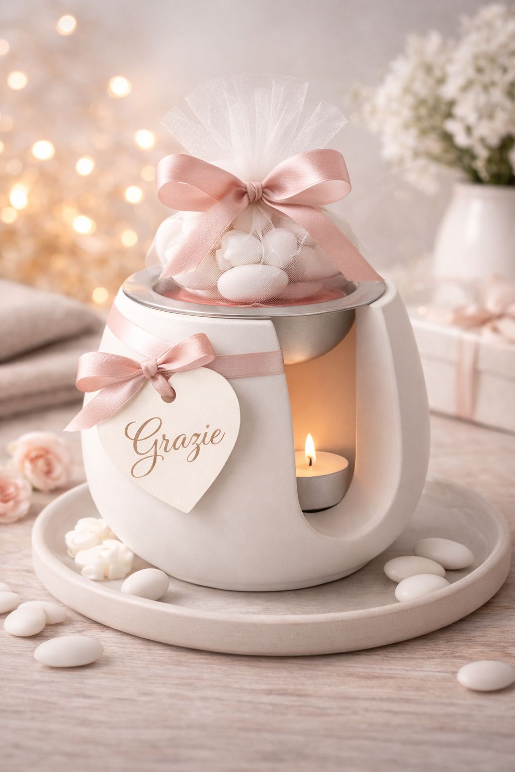 Brucia cera in polvere di ceramica