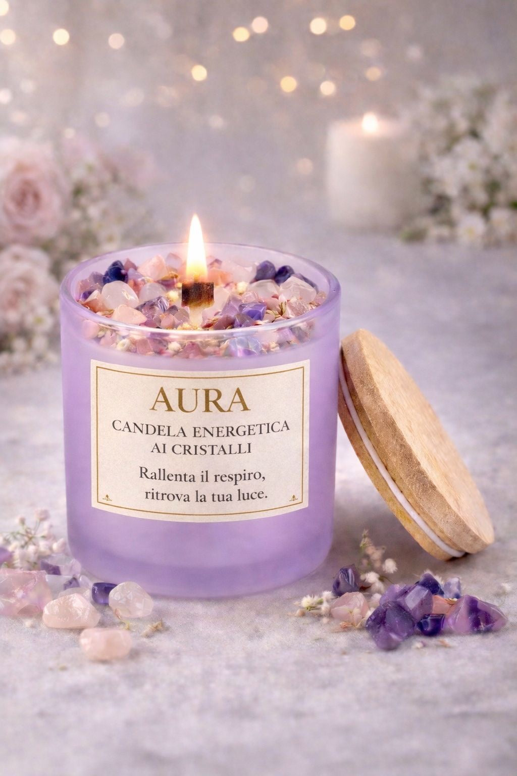 AURA - Candela Energetica ai Cristalli